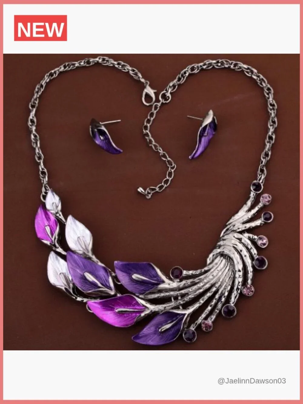 Chunky Bib Earrings and Necklace Set – Ethnic Style Jewelry